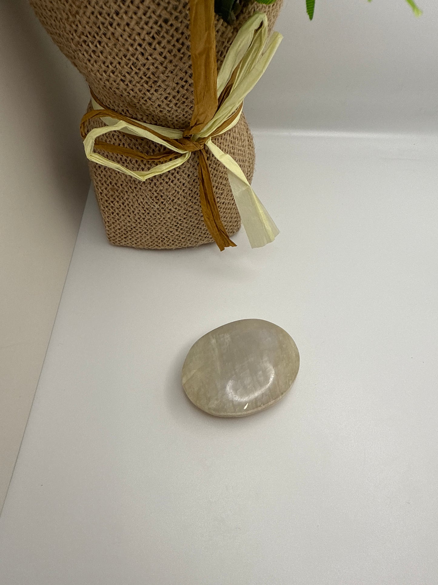 Moonstone Palm Stone