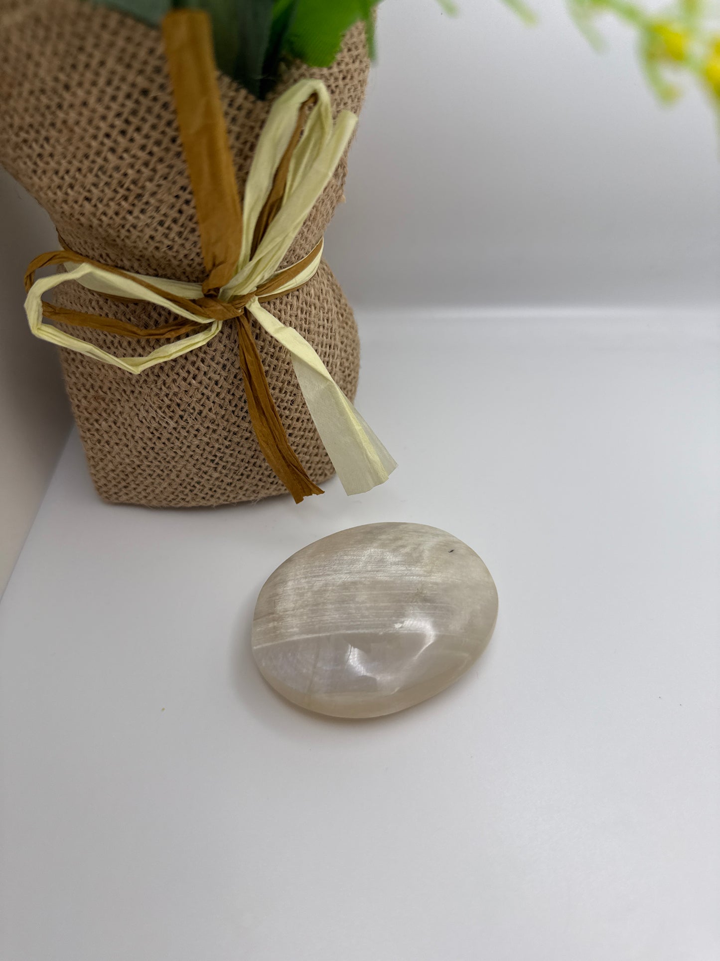Moonstone Palm Stone