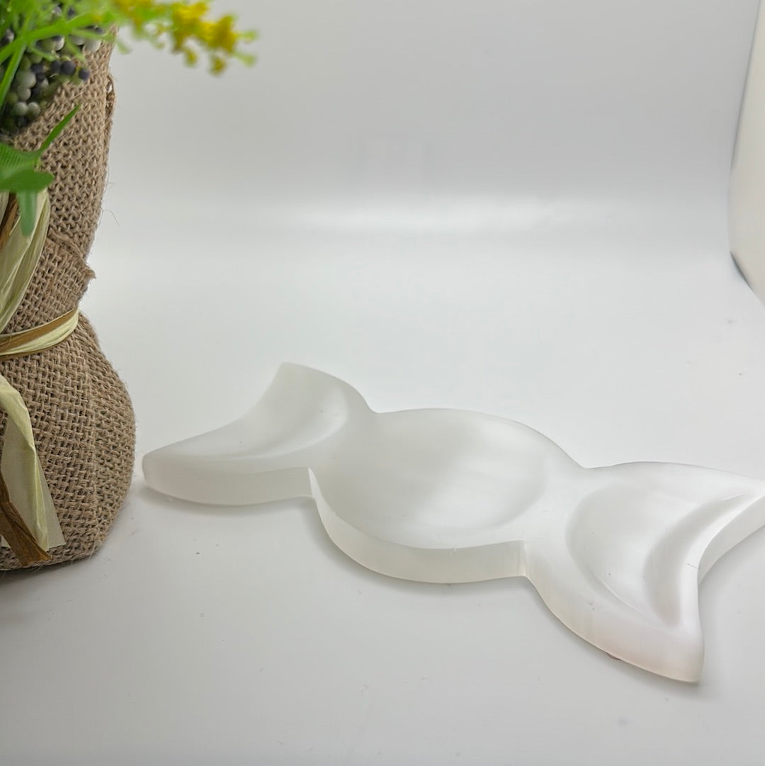Selenite Sun and Moon Bowl