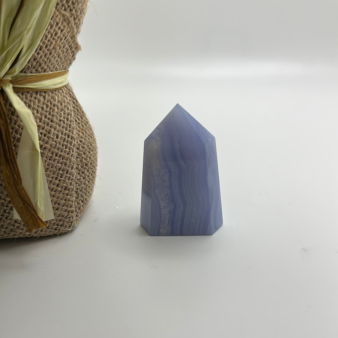 Blue Lace Agate Tower