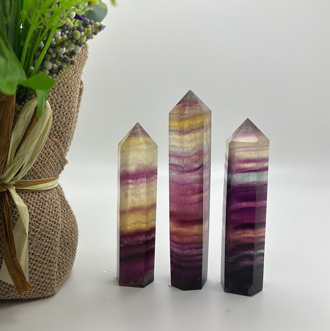 Rainbow Fluorite Tower