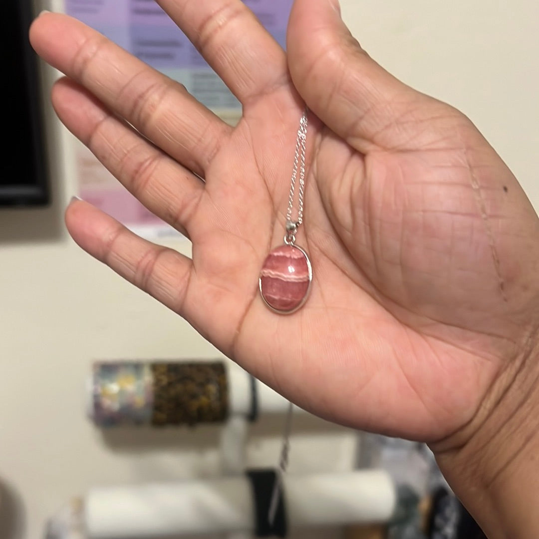 Rhodochrosite Pendant