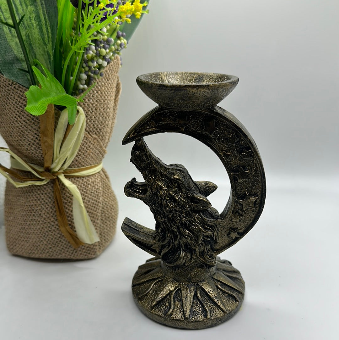 Wolf Head Sphere Stand