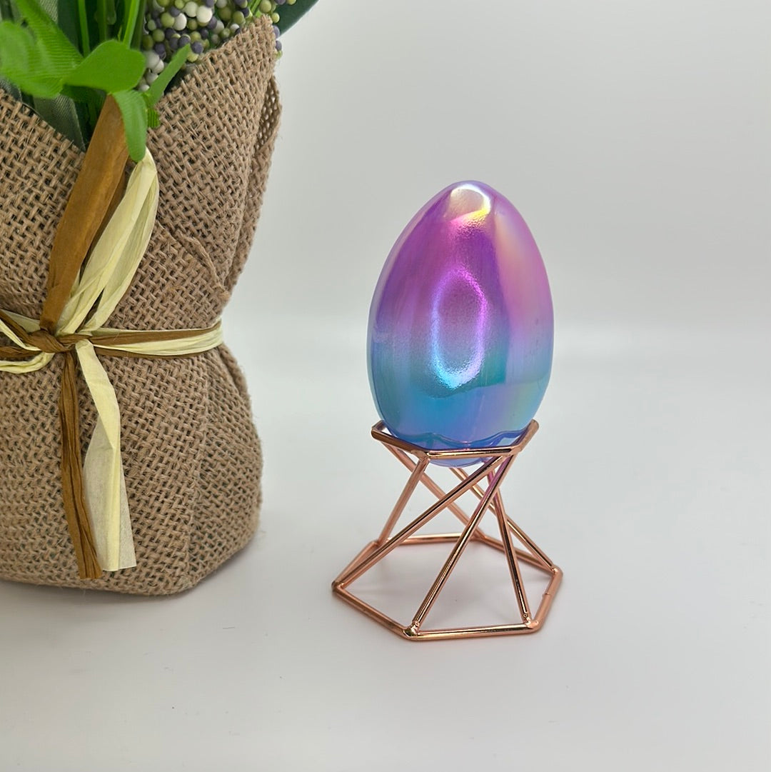 Aura Selenite Egg
