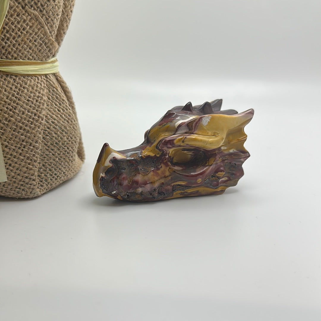 Mookaite Dragon Head