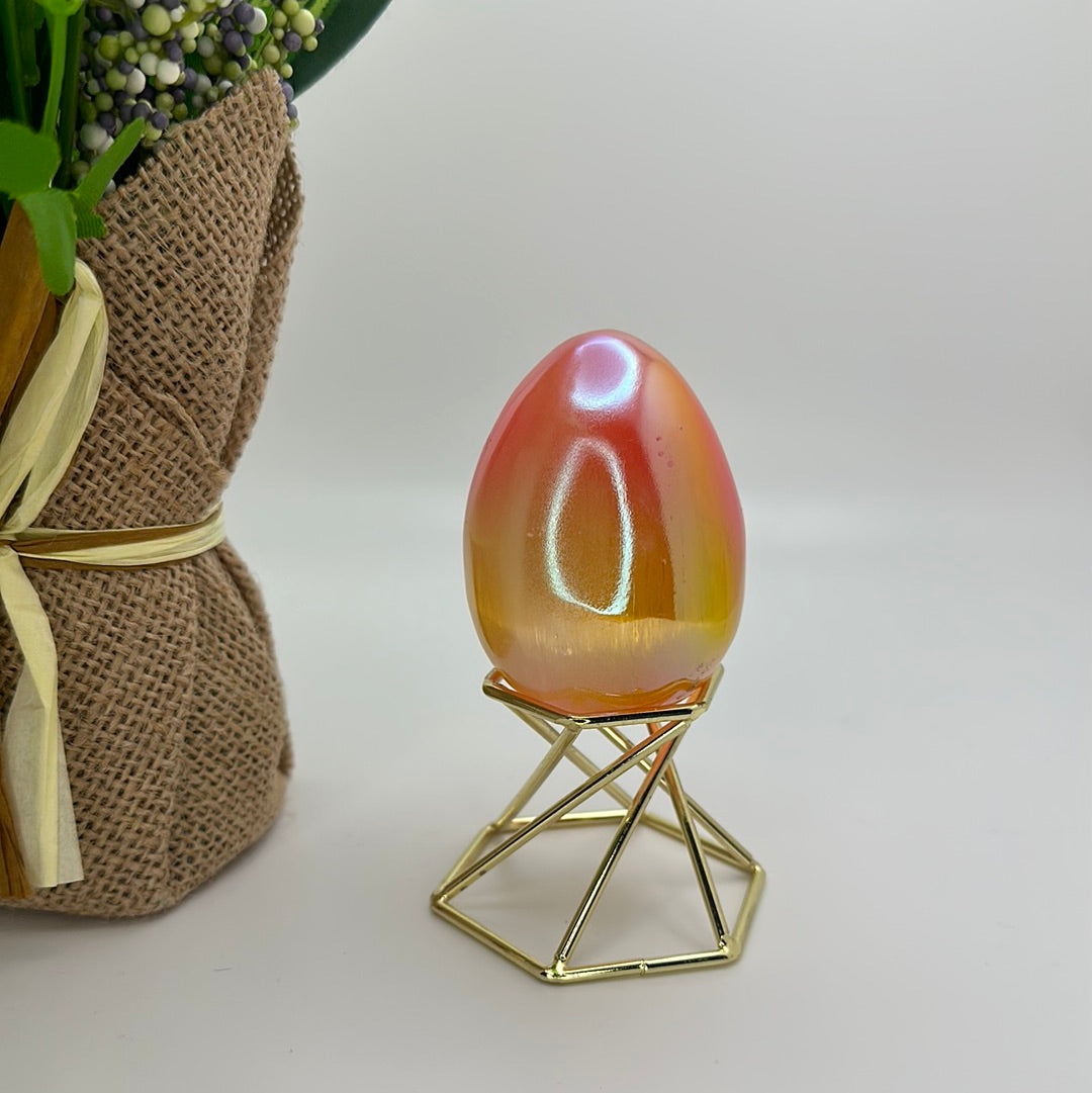Aura Selenite Egg