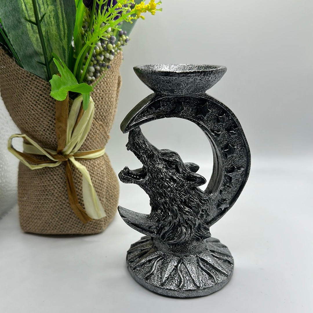 Wolf Head Sphere Stand