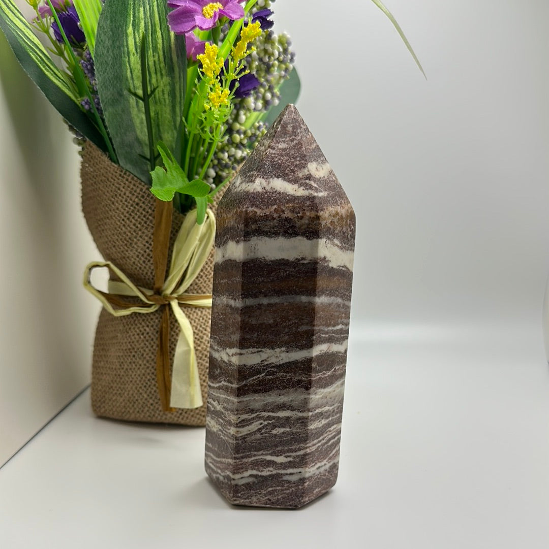 Chocolate Calcite Tower