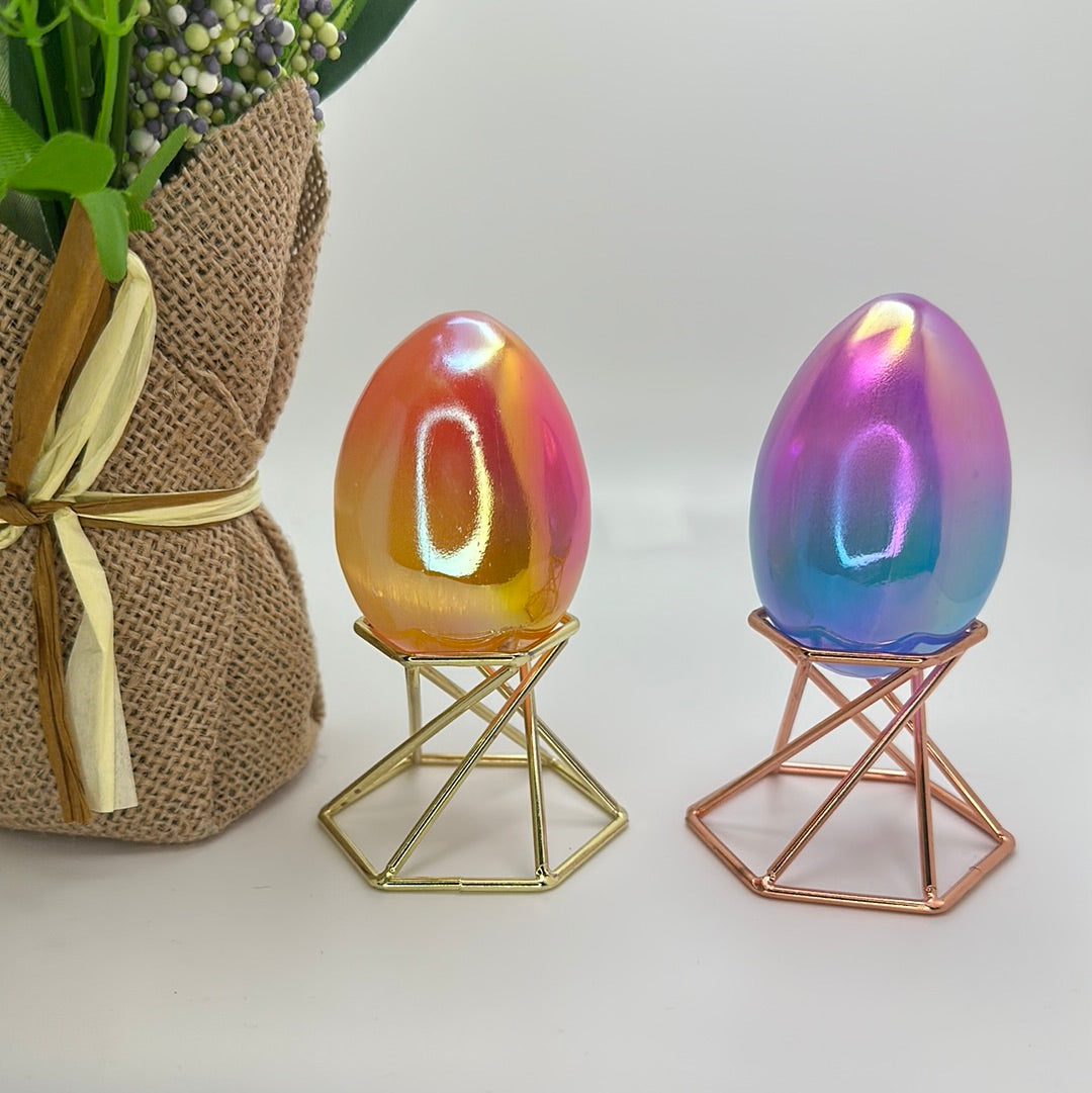 Aura Selenite Egg