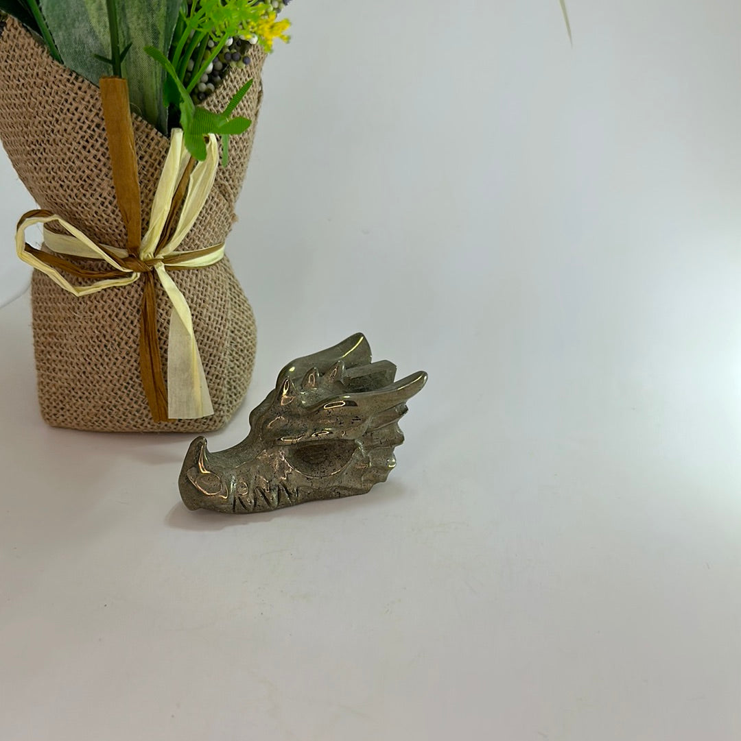Pyrite Dragon Head
