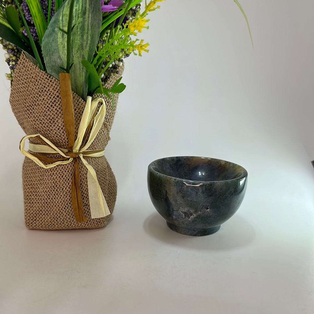 Moss Agate Bowl