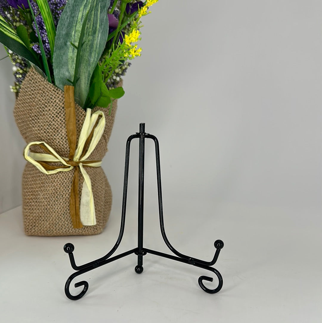 Black Metal Slab Stand