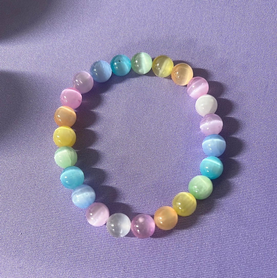 Aura Selenite Bracelet