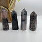 Pink and Black Tourmaline Tower
