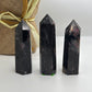 Pink and Black Tourmaline Tower