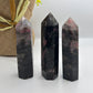 Pink and Black Tourmaline Tower