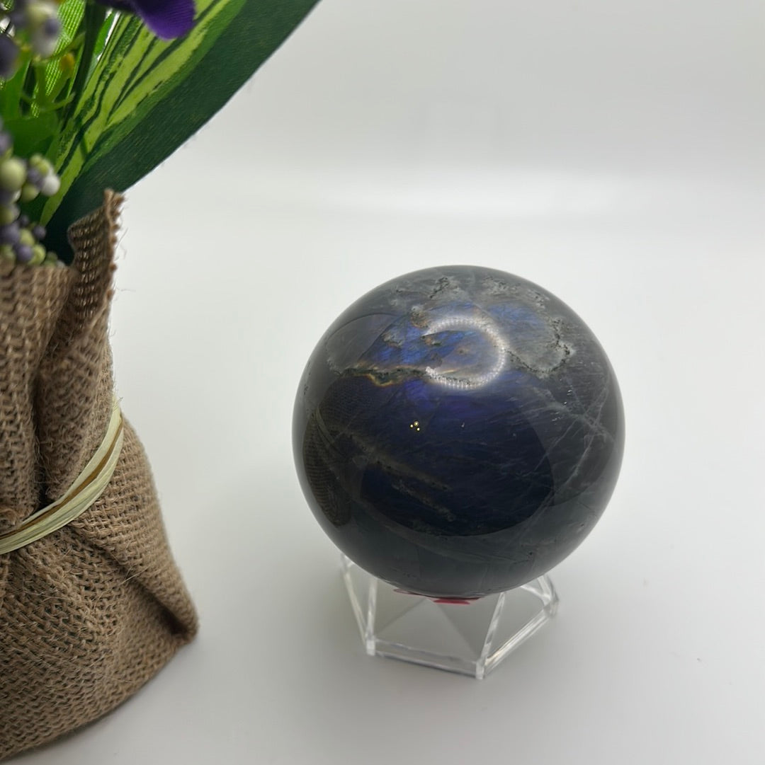 Labradorite Sphere (Purple Flash)