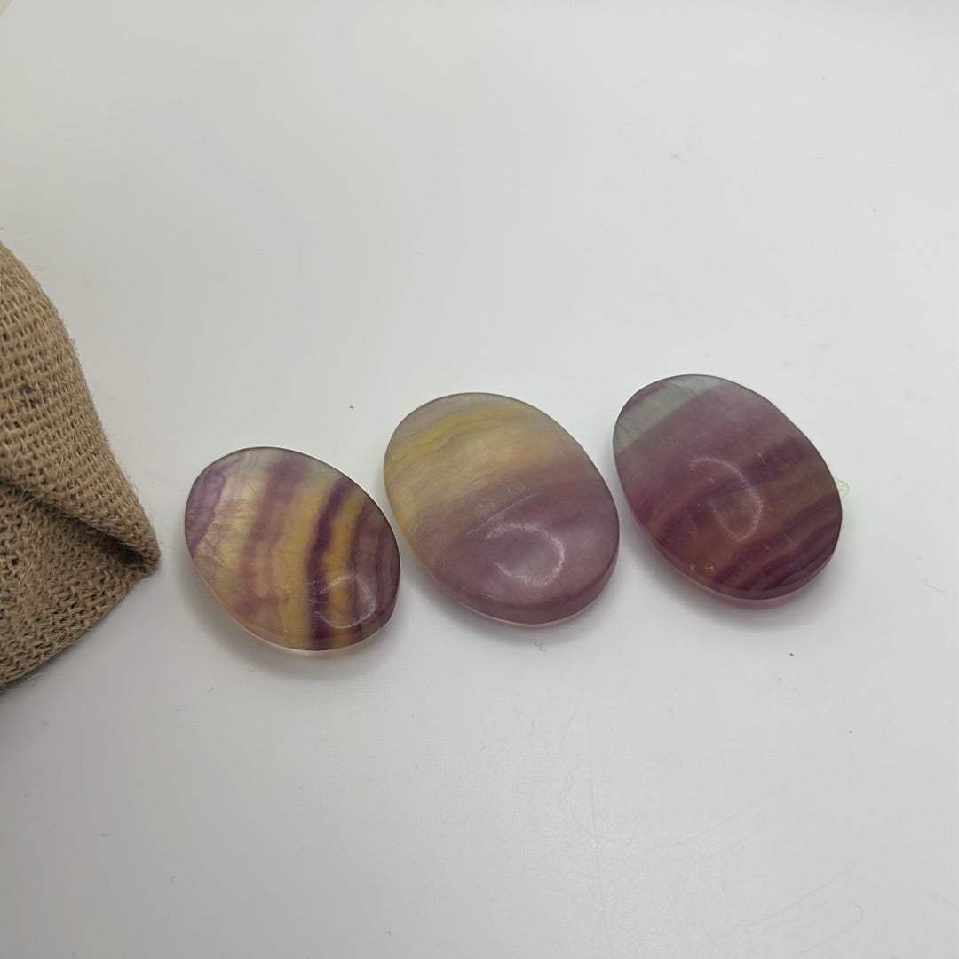 Fluorite Palm Stone