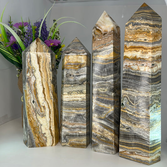 Lace Agate Tower