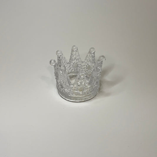 Glass Crown Sphere Stand